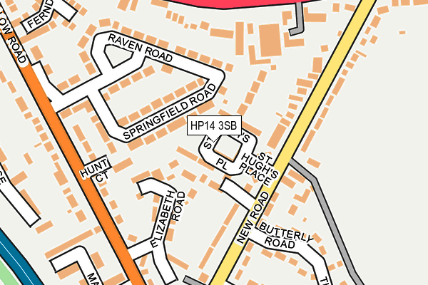 HP14 3SB map - OS OpenMap – Local (Ordnance Survey) HP14 3SB map - OS OpenMap – Local (Ordnance Survey)