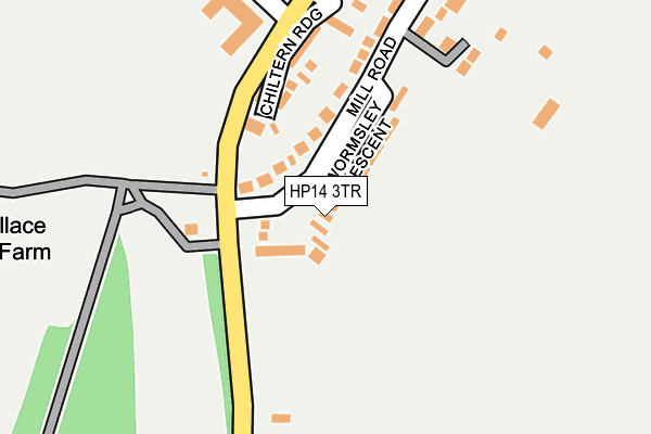 HP14 3TR map - OS OpenMap – Local (Ordnance Survey) HP14 3TR map - OS OpenMap – Local (Ordnance Survey)