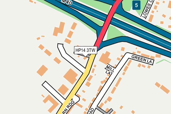 HP14 3TW map - OS OpenMap – Local (Ordnance Survey) HP14 3TW map - OS OpenMap – Local (Ordnance Survey)