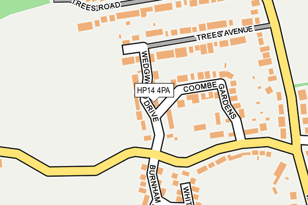 HP14 4PA map - OS OpenMap – Local (Ordnance Survey)