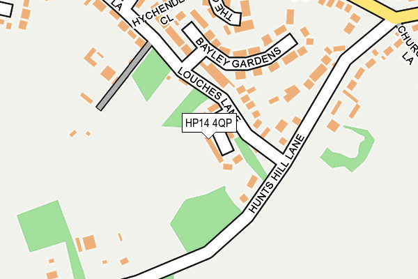 HP14 4QP map - OS OpenMap – Local (Ordnance Survey) HP14 4QP map - OS OpenMap – Local (Ordnance Survey)