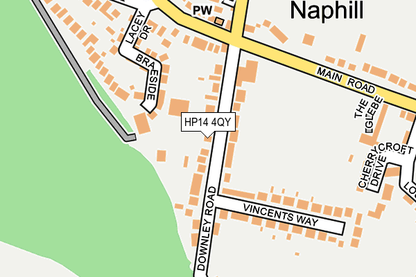 HP14 4QY map - OS OpenMap – Local (Ordnance Survey) HP14 4QY map - OS OpenMap – Local (Ordnance Survey)