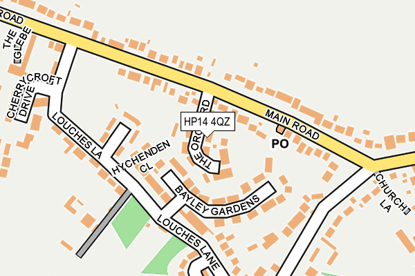 HP14 4QZ map - OS OpenMap – Local (Ordnance Survey) HP14 4QZ map - OS OpenMap – Local (Ordnance Survey)