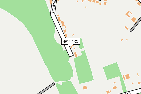 HP14 4RQ map - OS OpenMap – Local (Ordnance Survey)