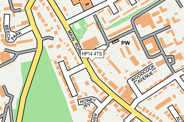 HP14 4TS map - OS OpenMap – Local (Ordnance Survey) HP14 4TS map - OS OpenMap – Local (Ordnance Survey)