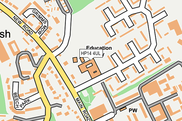 HP14 4UL map - OS OpenMap – Local (Ordnance Survey) HP14 4UL map - OS OpenMap – Local (Ordnance Survey)