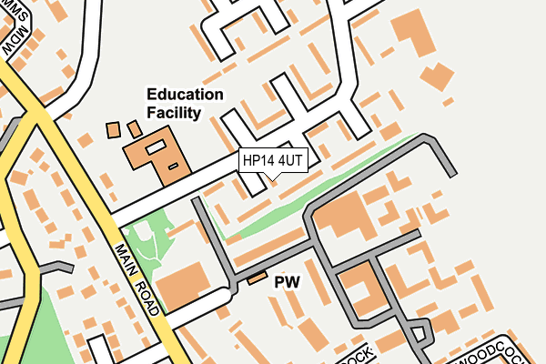 HP14 4UT map - OS OpenMap – Local (Ordnance Survey) HP14 4UT map - OS OpenMap – Local (Ordnance Survey)