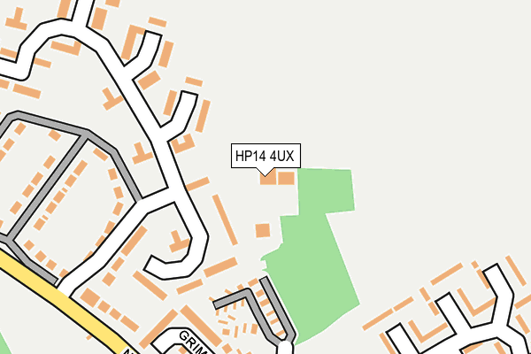 HP14 4UX map - OS OpenMap – Local (Ordnance Survey) HP14 4UX map - OS OpenMap – Local (Ordnance Survey)