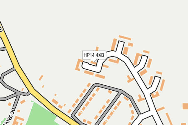 HP14 4XB map - OS OpenMap – Local (Ordnance Survey) HP14 4XB map - OS OpenMap – Local (Ordnance Survey)