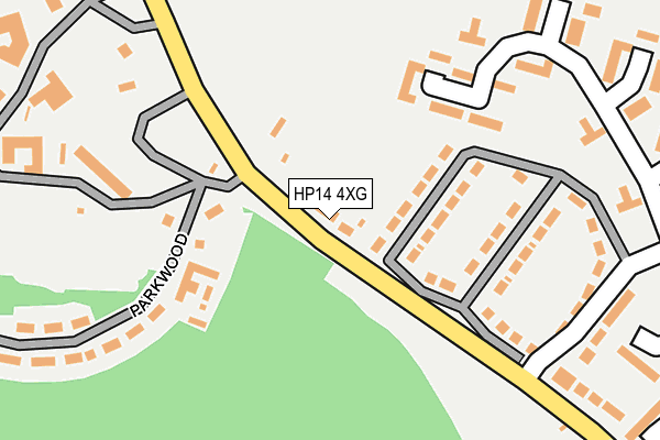 HP14 4XG map - OS OpenMap – Local (Ordnance Survey) HP14 4XG map - OS OpenMap – Local (Ordnance Survey)