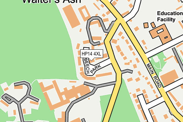 HP14 4XL map - OS OpenMap – Local (Ordnance Survey) HP14 4XL map - OS OpenMap – Local (Ordnance Survey)