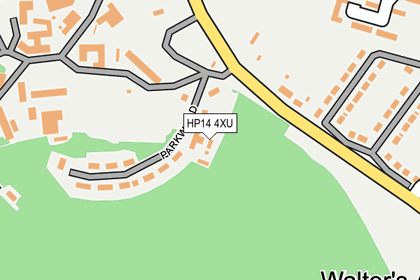 HP14 4XU map - OS OpenMap – Local (Ordnance Survey) HP14 4XU map - OS OpenMap – Local (Ordnance Survey)