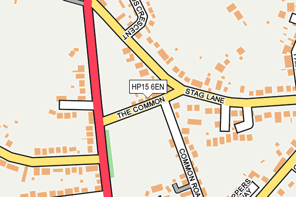 HP15 6EN map - OS OpenMap – Local (Ordnance Survey) HP15 6EN map - OS OpenMap – Local (Ordnance Survey)