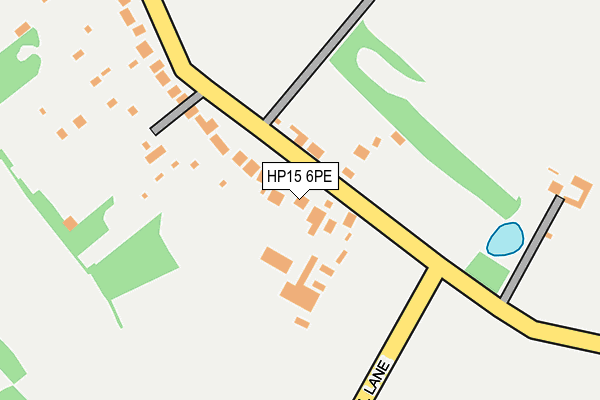 HP15 6PE map - OS OpenMap – Local (Ordnance Survey) HP15 6PE map - OS OpenMap – Local (Ordnance Survey)