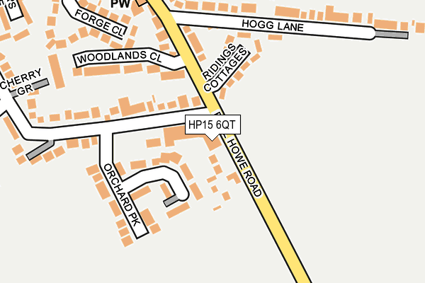 HP15 6QT map - OS OpenMap – Local (Ordnance Survey) HP15 6QT map - OS OpenMap – Local (Ordnance Survey)