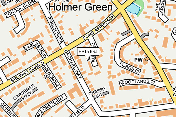 HP15 6RJ map - OS OpenMap – Local (Ordnance Survey) HP15 6RJ map - OS OpenMap – Local (Ordnance Survey)
