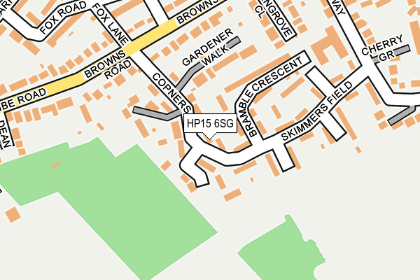 HP15 6SG map - OS OpenMap – Local (Ordnance Survey) HP15 6SG map - OS OpenMap – Local (Ordnance Survey)