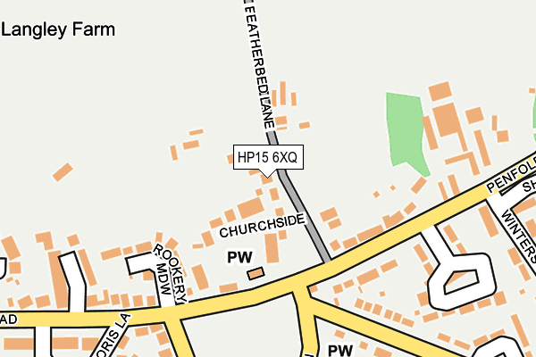 HP15 6XQ map - OS OpenMap – Local (Ordnance Survey) HP15 6XQ map - OS OpenMap – Local (Ordnance Survey)