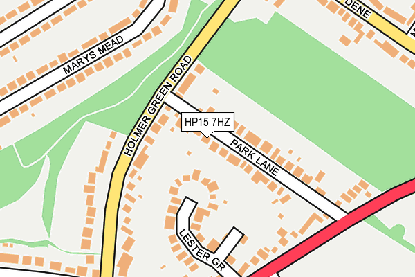 HP15 7HZ map - OS OpenMap – Local (Ordnance Survey) HP15 7HZ map - OS OpenMap – Local (Ordnance Survey)