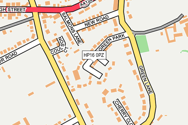 HP16 0PZ map - OS OpenMap – Local (Ordnance Survey) HP16 0PZ map - OS OpenMap – Local (Ordnance Survey)