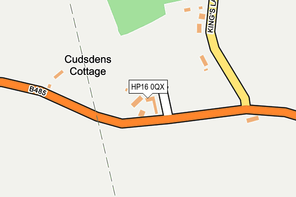 HP16 0QX map - OS OpenMap – Local (Ordnance Survey) HP16 0QX map - OS OpenMap – Local (Ordnance Survey)