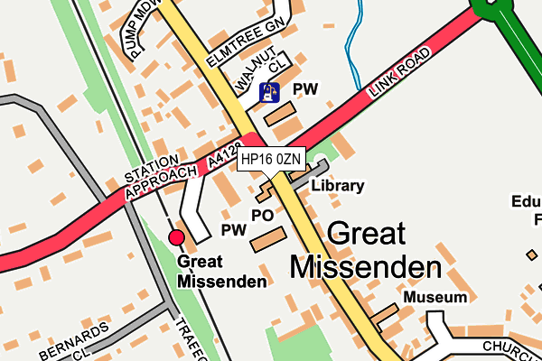 HP16 0ZN map - OS OpenMap – Local (Ordnance Survey) HP16 0ZN map - OS OpenMap – Local (Ordnance Survey)