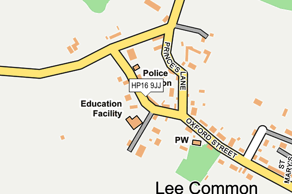 HP16 9JJ map - OS OpenMap – Local (Ordnance Survey) HP16 9JJ map - OS OpenMap – Local (Ordnance Survey)
