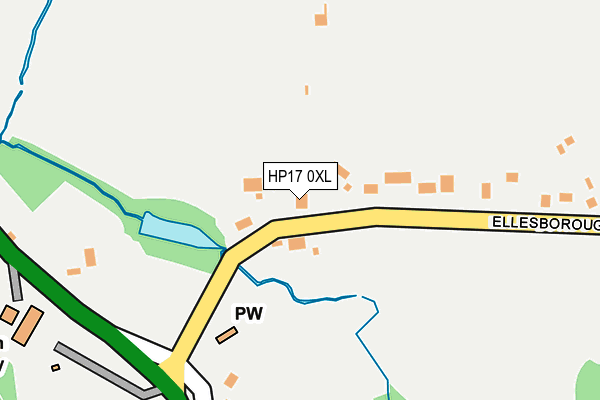 HP17 0XL map - OS OpenMap – Local (Ordnance Survey) HP17 0XL map - OS OpenMap – Local (Ordnance Survey)