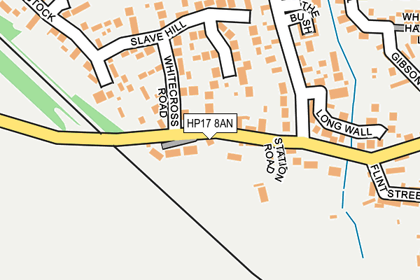 HP17 8AN map - OS OpenMap – Local (Ordnance Survey) HP17 8AN map - OS OpenMap – Local (Ordnance Survey)