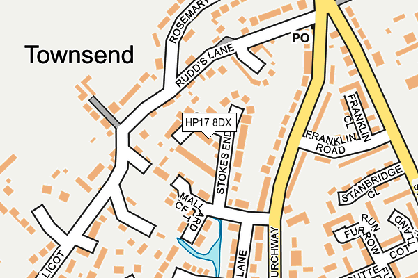HP17 8DX map - OS OpenMap – Local (Ordnance Survey) HP17 8DX map - OS OpenMap – Local (Ordnance Survey)