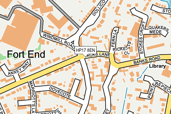 HP17 8EN map - OS OpenMap – Local (Ordnance Survey) HP17 8EN map - OS OpenMap – Local (Ordnance Survey)