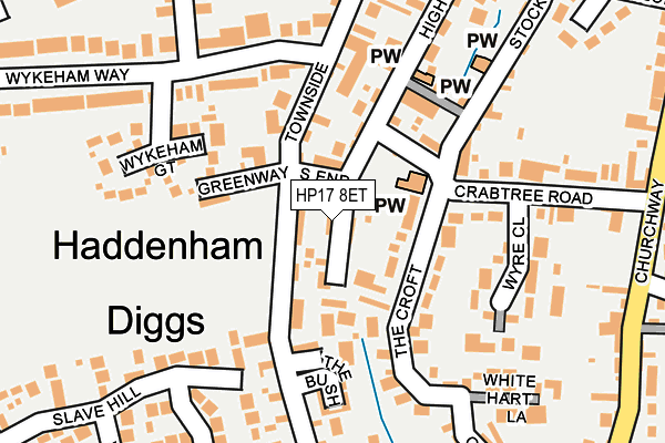 HP17 8ET map - OS OpenMap – Local (Ordnance Survey) HP17 8ET map - OS OpenMap – Local (Ordnance Survey)