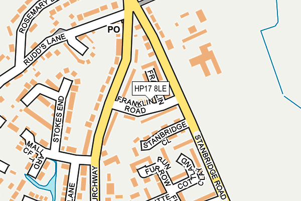 HP17 8LE map - OS OpenMap – Local (Ordnance Survey) HP17 8LE map - OS OpenMap – Local (Ordnance Survey)
