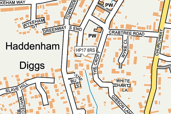 HP17 8RS map - OS OpenMap – Local (Ordnance Survey) HP17 8RS map - OS OpenMap – Local (Ordnance Survey)