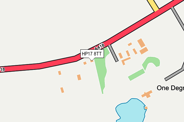 HP17 8TT map - OS OpenMap – Local (Ordnance Survey) HP17 8TT map - OS OpenMap – Local (Ordnance Survey)