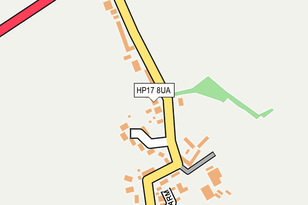 HP17 8UA map - OS OpenMap – Local (Ordnance Survey) HP17 8UA map - OS OpenMap – Local (Ordnance Survey)