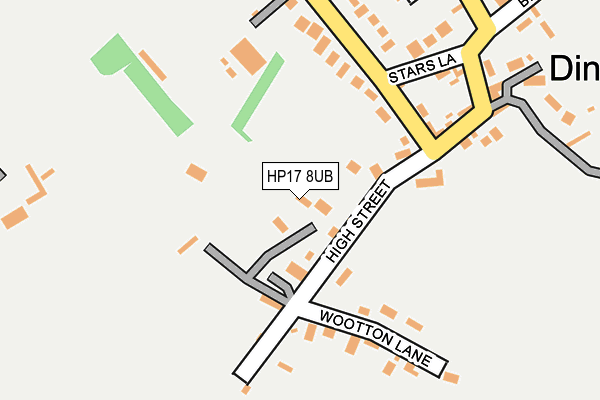 HP17 8UB map - OS OpenMap – Local (Ordnance Survey) HP17 8UB map - OS OpenMap – Local (Ordnance Survey)