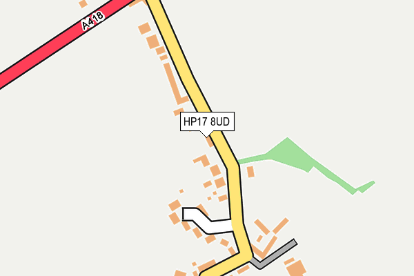 HP17 8UD map - OS OpenMap – Local (Ordnance Survey) HP17 8UD map - OS OpenMap – Local (Ordnance Survey)