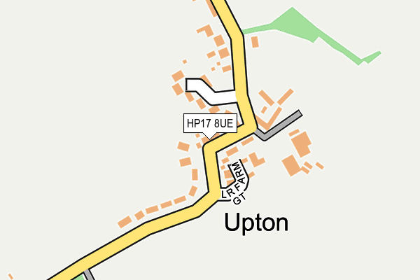 HP17 8UE map - OS OpenMap – Local (Ordnance Survey) HP17 8UE map - OS OpenMap – Local (Ordnance Survey)