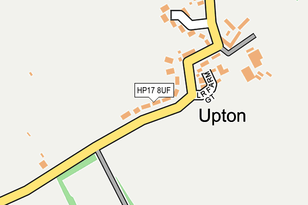 HP17 8UF map - OS OpenMap – Local (Ordnance Survey) HP17 8UF map - OS OpenMap – Local (Ordnance Survey)