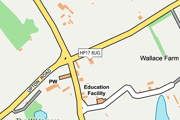 HP17 8UG map - OS OpenMap – Local (Ordnance Survey) HP17 8UG map - OS OpenMap – Local (Ordnance Survey)