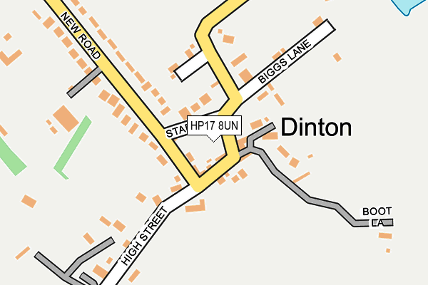 HP17 8UN map - OS OpenMap – Local (Ordnance Survey) HP17 8UN map - OS OpenMap – Local (Ordnance Survey)