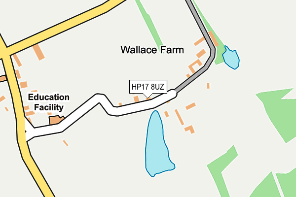 HP17 8UZ map - OS OpenMap – Local (Ordnance Survey) HP17 8UZ map - OS OpenMap – Local (Ordnance Survey)