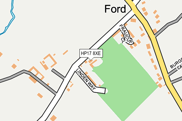 HP17 8XE map - OS OpenMap – Local (Ordnance Survey) HP17 8XE map - OS OpenMap – Local (Ordnance Survey)