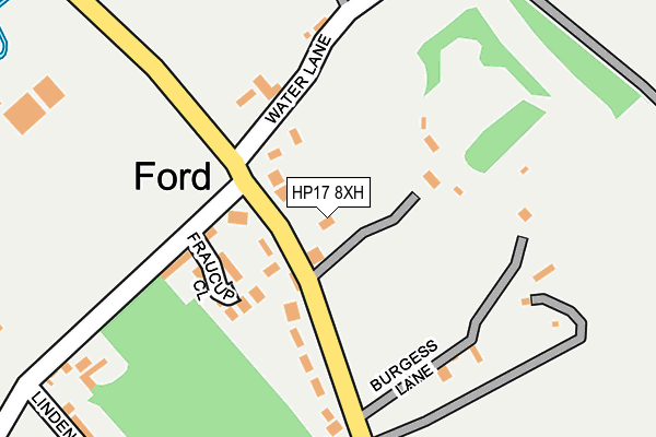 HP17 8XH map - OS OpenMap – Local (Ordnance Survey) HP17 8XH map - OS OpenMap – Local (Ordnance Survey)
