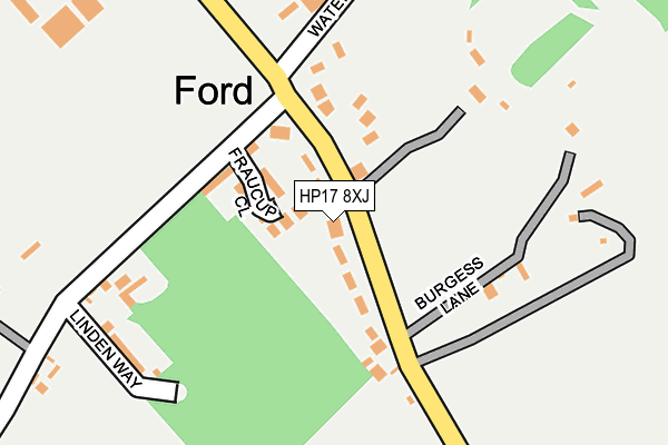 HP17 8XJ map - OS OpenMap – Local (Ordnance Survey) HP17 8XJ map - OS OpenMap – Local (Ordnance Survey)
