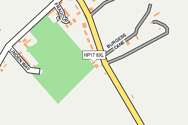 HP17 8XL map - OS OpenMap – Local (Ordnance Survey) HP17 8XL map - OS OpenMap – Local (Ordnance Survey)