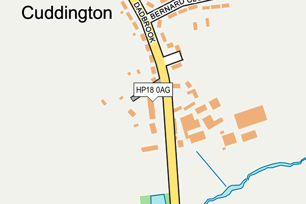 HP18 0AG map - OS OpenMap – Local (Ordnance Survey) HP18 0AG map - OS OpenMap – Local (Ordnance Survey)