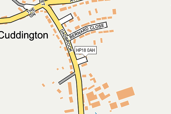 HP18 0AH map - OS OpenMap – Local (Ordnance Survey) HP18 0AH map - OS OpenMap – Local (Ordnance Survey)
