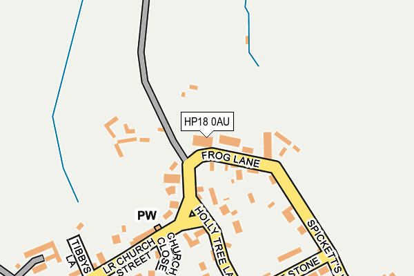 HP18 0AU map - OS OpenMap – Local (Ordnance Survey) HP18 0AU map - OS OpenMap – Local (Ordnance Survey)